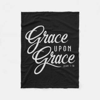 Grace Upon Grace Christelijke Faith Bijbelprijsopg Fleece Deken