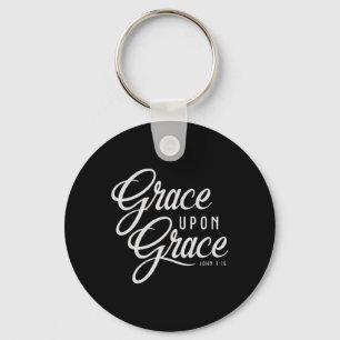 Grace Upon Grace Christelijke Faith Bijbelprijsopg Sleutelhanger