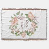 Grace Upon Grace - Johannes 1:16 - Bloemen Deken (Voorkant)