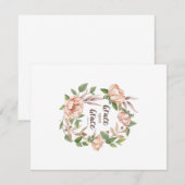 Grace Upon Grace - Johannes 1:16 - Bloemen Notitiekaartje (Voorkant / Achterkant)