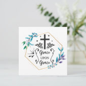 Grace Upon Grace Kaart (Staand voorkant)