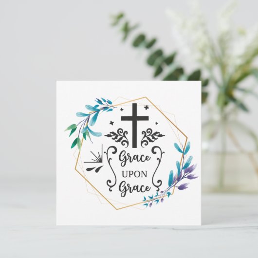 Grace Upon Grace Kaart (Staand voorkant)