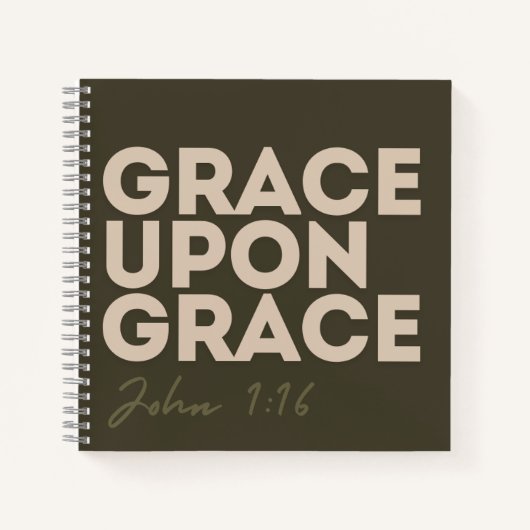 Grace upon Grace Notitieboek (Voorkant)