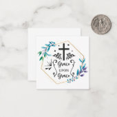 Grace Upon Grace Notitiekaartje (Voorkant / Achterkant in situ)