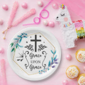 Grace Upon Grace Papieren Bordje (Feest)