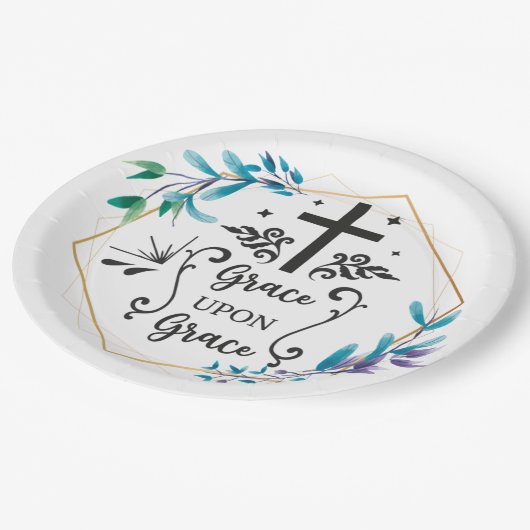 Grace Upon Grace Papieren Bordje (Gekanteld)