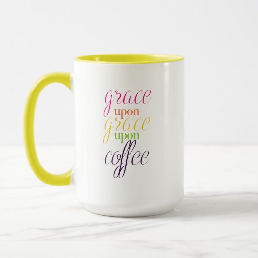 Grace Upon Grace Upon Coffee - 15 oz. KoffieMok Mok (Links)