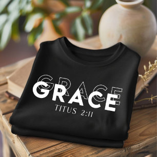 Grace voor mannen en vrouwen Christelijk T-shirt