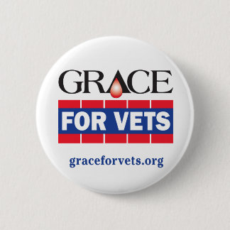 Grace voor Vets Ronde Button 5,7 Cm