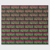 Grace Vorname Name Graffiti red green Cadeaupapier (Vlak)