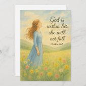 Grace Within Feestdagenkaart (Voorkant / Achterkant)