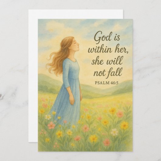 Grace Within Feestdagenkaart (Voorkant / Achterkant)