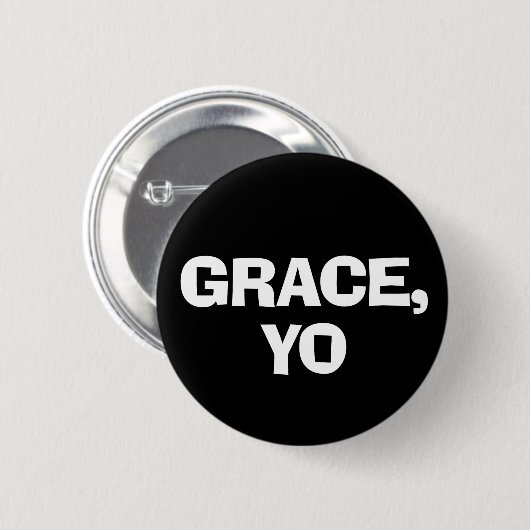Grace Yo Ronde Button 5,7 Cm (Voorkant /achterkant)
