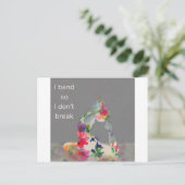 Grace Yoga reeks Briefkaart (Staand voorkant)