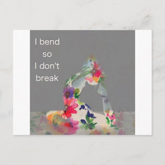 Grace Yoga reeks Briefkaart (Voorkant)