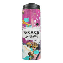 Grace Yourself Abstracte Tumbler Inspirerend