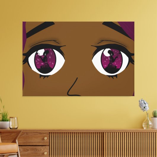 Grace zien canvas afdruk (Insitu (Woonkamer))