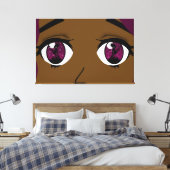 Grace zien canvas afdruk (Insitu (Slaapkamer))