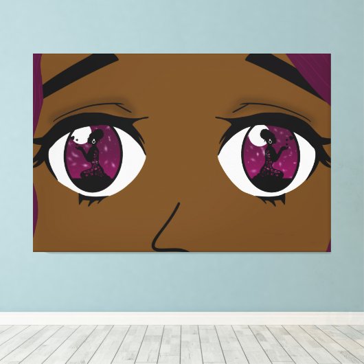 Grace zien canvas afdruk (Insitu (Houten vloer))