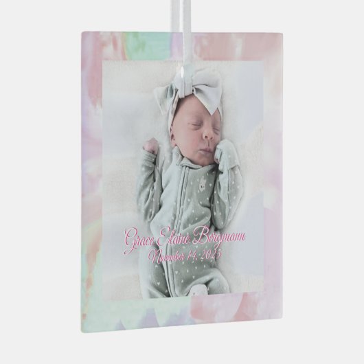 GraceB Special Order Glass Ornament (Voorkant Rechts)