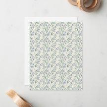 Graceful 1940s Vintage Bluebell & Muted Teal