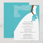 Graceful African American Bride Vrijgezellenfeest Kaart (Voorkant / Achterkant)