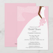 Graceful African American Bride Vrijgezellenfeest Kaart (Voorkant / Achterkant)