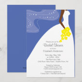 Graceful African American Bride Vrijgezellenfeest Kaart (Voorkant / Achterkant)