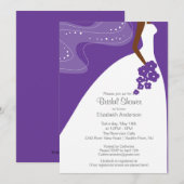 Graceful African American Bride Vrijgezellenfeest Kaart (Voorkant / Achterkant)