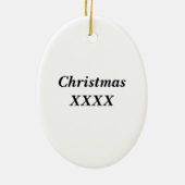 Graceful Angel Keramisch Ornament (Achterkant)