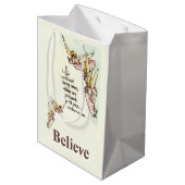 Graceful Angels brengt waterverf van Comfort gezeg Medium Cadeauzakje (Achterkant Gekanteld)