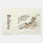 Graceful Angels brengt waterverf van Comfort gezeg Theedoek (Horizontaal)