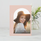 Graceful Arch Afstuderen Aankondiging (Staand voorkant)