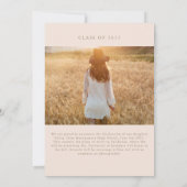 Graceful Arch Afstuderen Aankondiging (Achterkant)