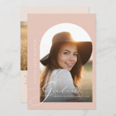 Graceful Arch Afstuderen Aankondiging (Voorkant / Achterkant)