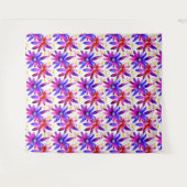 Graceful Art Nouveau Floral Waterverf Tapestry Wandkleed (Voorkant (horizontaal))