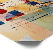 Graceful Artistic Abstract Art Water Color Poster (Hoek)