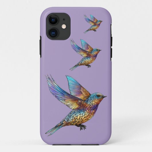 "Graceful Aviator" Meerkleurige Swift Bird Case-Mate iPhone Case (Achterkant)