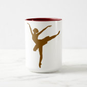Graceful Ballerina Coffee Mok (Midden)