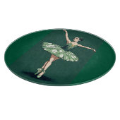 Graceful Ballerina Puzzle - Elegant Dancer on Gree Snijplank (Hoek)