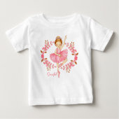 Graceful Ballerina Red-Head T-Shirt (Voorkant)