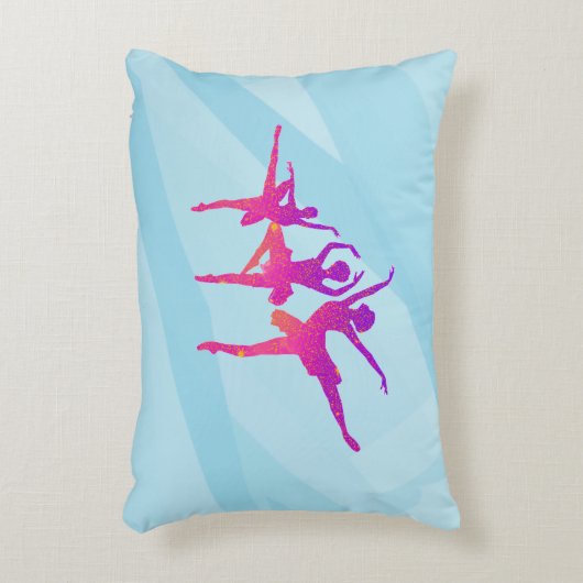 Graceful Ballerinas Accent Pillow Accent Kussen (Voorkant(Verticaal))