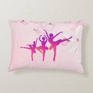 Graceful Ballerinas Accent Pillow Accent Kussen