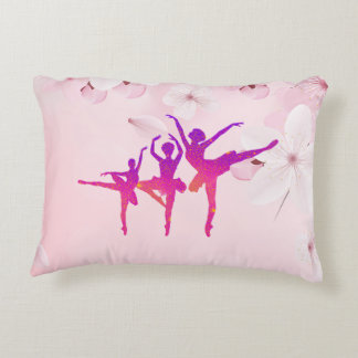 Graceful Ballerinas Accent Pillow Accent Kussen