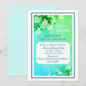 Graceful Beauty! Custom Bridal Shower Invitation Bedankkaart (Voorkant / Achterkant)