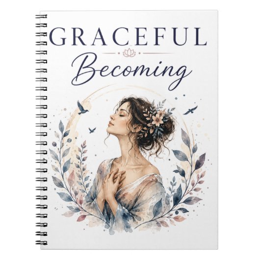 Graceful Becoming | Persoonlijk Groei Notitieboek (Voorkant)