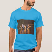 Graceful Birds & Feathered Wings T-shirt (Voorkant)