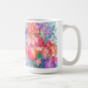 Graceful Blooms – Iris Flowers Moederdag Koffiemok
