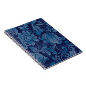 Graceful Blue Floral Spiral Notitieboek (Rechterzijde)