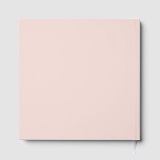 Graceful blush and gold petals prosecco sign book gastenboek (Achterkant)